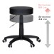 Sitzhocker >SPM1.036< in Schwarz - 55x50cm (HxD)