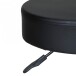 Sitzhocker >SPM1.036< in Schwarz - 55x50cm (HxD)