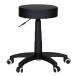 Sitzhocker >SPM1.036< in Schwarz - 55x50cm (HxD)