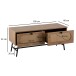Lowboard >WL6.889< in Eiche Dekor - 100x45x40cm (BxHxT)