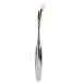 Dekovase >BOTTLE< in Silber, Aluminium  - 13x100x13cm (BxHxT)