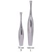 Dekovase >BOTTLE< in Silber, Aluminium  - 13x100x13cm (BxHxT)