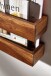 Wandregal >MUMBAI< in Sheesham Massivholz - 30x72x10 (BxHxT)