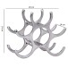 Flaschenregal >WL1.252< in Silber, aluminium  - 29x24x14cm (BxHxT)