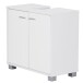 Waschbeckenunterschrank >WL1.344< in Weiß - 60x55x30cm (BxHxT)