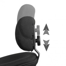 Stehhilfe >LOUISIANA< Arbeitshocker in Schwarz - 114x60 (HxD)