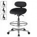 Stehhilfe >LOUISIANA< Arbeitshocker in Schwarz - 114x60 (HxD)