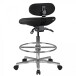 Stehhilfe >LOUISIANA< Arbeitshocker in Schwarz - 114x60 (HxD)