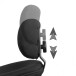 Stehhilfe >LOUISIANA< Arbeitshocker in Schwarz - 114x60 (HxD)