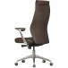 Chefsessel >SPM1.146< in Braun, Echtes Leder - 67x125x67cm (BxHxT)