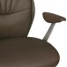 Chefsessel >SPM1.146< in Braun, Echtes Leder - 67x125x67cm (BxHxT)