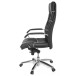 Chefsessel >SPM1.163< in Schwarz, Echtes Leder - 70x126x70cm (BxHxT)
