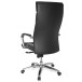 Chefsessel >SPM1.163< in Schwarz, Echtes Leder - 70x126x70cm (BxHxT)