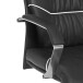 Chefsessel >SPM1.163< in Schwarz, Echtes Leder - 70x126x70cm (BxHxT)