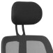 Bürostuhl >SPM1.206< in Schwarz, Stoff und Netzgewebe - 61x127x57cm (BxHxT)