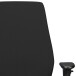 Chefsessel >DARIUS< in Schwarz, Stoff Fußkreuz: Aluminium - 63x119x70cm (BxHxT)