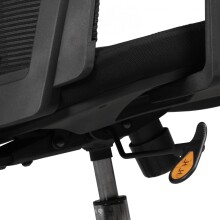 Bürostuhl >SPM1.285< in Schwarz, Stoff - 63x107x70cm (BxHxT)