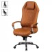 Chefsessel >MONTEREY< in Braun, Echtes Leder - 67x136x70cm (BxHxT)