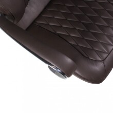 Chefsessel >MONTEREY< in Braun, Echtes Leder - 67x136x70cm (BxHxT)