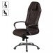 Chefsessel >MONTEREY< in Braun, Echtes Leder - 67x136x70cm (BxHxT)