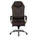 Chefsessel >MONTEREY< in Braun, Echtes Leder - 67x136x70cm (BxHxT)