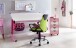Bürostuhl >TERNI< in grün / schwarz, 100 % Nylon - 60x101x60cm (BxHxT)