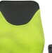Bürostuhl >TERNI< in grün / schwarz, 100 % Nylon - 60x101x60cm (BxHxT)