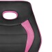 Bürostuhl >LUAN< in Schwarz / Pink - 63x103x63cm (BxHxT)