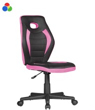 Bürostuhl >LUAN< Bezug Schwarz / Pink oder...