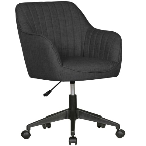 Bürostuhl >MIAMI< in Schwarz - 65x90x65 (BxHxT)