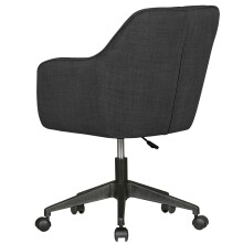 Bürostuhl >MIAMI< in Schwarz - 65x90x65 (BxHxT)