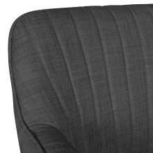 Bürostuhl >MIAMI< in Schwarz - 65x90x65 (BxHxT)
