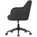 Bürostuhl >MIAMI< in Schwarz - 65x90x65 (BxHxT)
