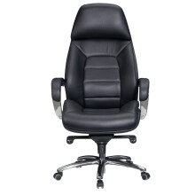 Gaming-Stuhl >SPM1.435< 120kg, Leder Schwarz -...