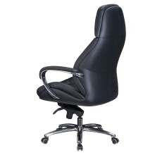 Gaming-Stuhl >SPM1.435< 120kg, Leder Schwarz - 67x137x67cm (BxHxT)
