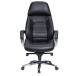 Gaming-Stuhl >SPM1.435< 120kg, Leder Schwarz - 67x137x67cm (BxHxT)