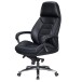 Gaming-Stuhl >SPM1.435< 120kg, Leder Schwarz - 67x137x67cm (BxHxT)