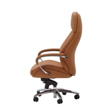 Gaming-Stuhl >SPM1.436< 120kg, Leder Caramel - 67x137x67cm (BxHxT)