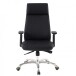 Chefsessel >PORTO< 120kg, Leder schwarz - 68x118x75cm (BxHxT)