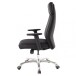Chefsessel >PORTO< 120kg, Leder schwarz - 68x118x75cm (BxHxT)