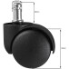 Stuhlrolle >SPM1.910< (5stk) in Schwarz, 100% Polyurethan - 5x5cm (HxD)