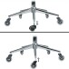 Stuhlrolle >SPM1.949< (5stk) Universalrollen, 100% Polyurethan - 3x7cm (BxD)