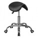 Sitzhocker >MENTON< Bürostuhl, in Schwarz - 60x60cm (HxD)