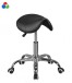 Sitzhocker >MENTON< Bürostuhl, Bezug Schwarz oder Weiss - 60x60cm (HxD)