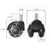 Stuhlrolle >SPM1.978< (5stk) Universalrollen, in Schwarz - 6x7x5 (BxHxT)