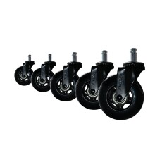 Stuhlrolle >SPM1.980< Universalrollen, in Schwarz - 7x3x7 (LxBxH)