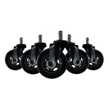 Stuhlrolle >SPM1.980< Universalrollen, in Schwarz - 7x3x7 (LxBxH)