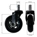 Stuhlrolle >SPM1.980< Universalrollen, in Schwarz - 7x3x7 (LxBxH)