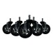 Stuhlrolle >SPM1.980< Universalrollen, in Schwarz - 7x3x7 (LxBxH)