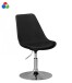 Drehstuhl >KORSIKA< Bezug Weiss oder Schwarz - 46x88x46cm (BxHxT)